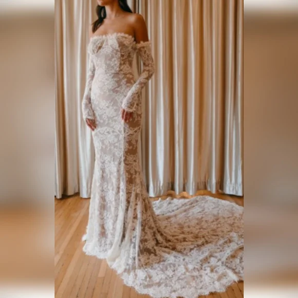 Daughters of Simone Dresses Daughters Of Simone Ren Wedding Dress Poshmark